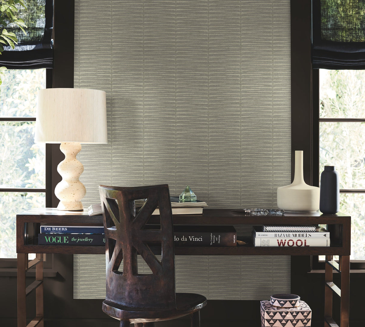 Iringa Putty by Antonina Vella Wallpaper – York Designer Series AB3052