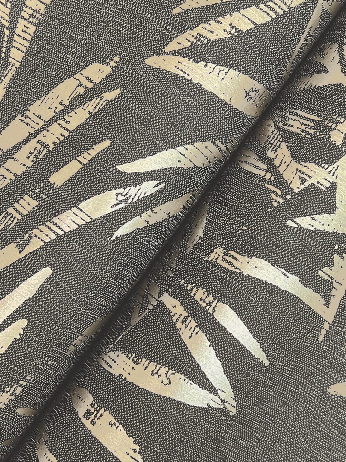 Allerton Bamboo Black by Antonina Vella Botanical Wallpaper - York Designer Series AB3061-Sample