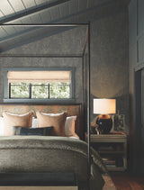 Allerton Bamboo Black by Antonina Vella Botanical Wallpaper - York Designer Series AB3061-Sample