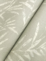 Allerton Bamboo Taupe and Cream by Antonina Vella Botanical Non Woven Paste the Wall Wallpaper 27 in x 27 ft - York Designer Series AB3062-Sample