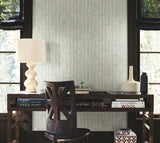 Juju Sky Blue by Antonina Vella Textured Striped Wallpaper – York Designer Series AB3072