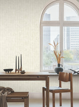 Juju Beige by Antonina Vella Striped Non Woven Wallpaper – York Designer Series AB3073