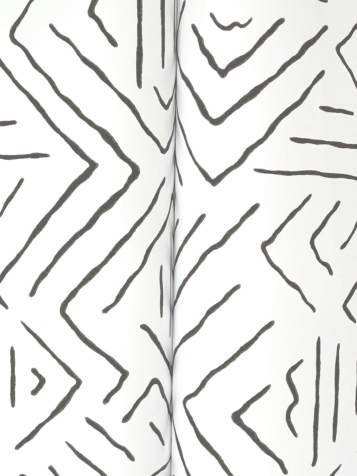 Sirih Black by Antonina Vella Geometric Wallpaper- York Designer Series AB3081