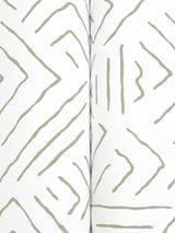 Sirih Sage by Antonina Vella Geometric Non Woven Wallpaper – York Designer Series AB3082