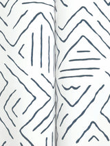 Sirih Navy by Antonina Vella Geometric Non Woven Wallpaper- York Designer Series AB3083