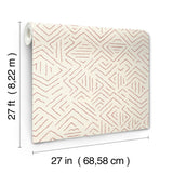 Sirih Sedona by Antonina Vella Geometric Wallpaper – York Designer Series AB3086