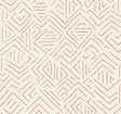 Antonina Vella Sirih Sedona Wallpaper AB3086 – terracotta geometrics on white