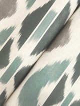 Patan Indigo by Antonina Vella Geometric Ikat Stripe Wallpaper – York Designer Series AB3092