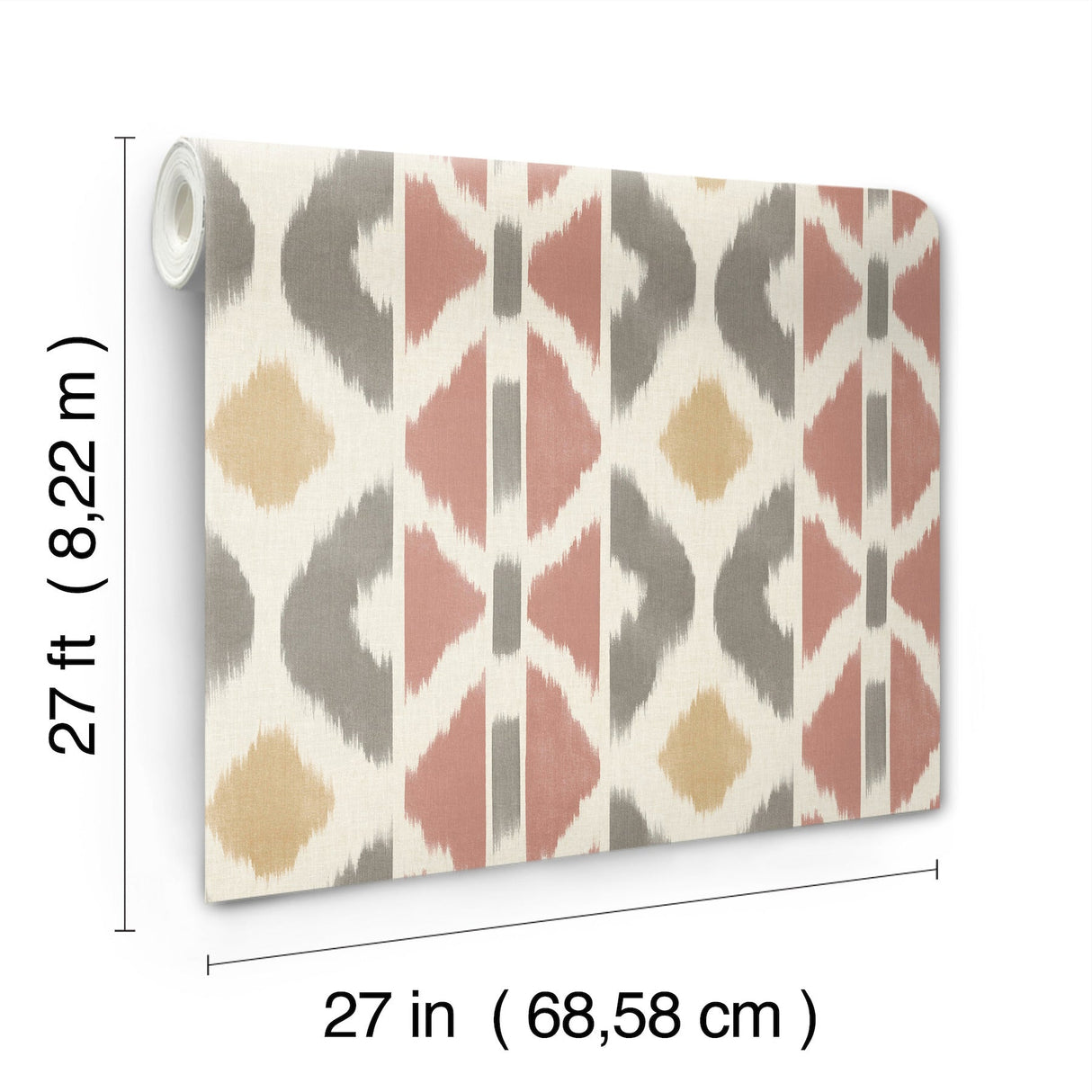 Patan Sedona by Antonina Vella Ikat Geometric Wallpaper – York Designer Series AB3096