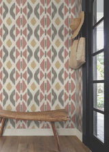 Patan Sedona by Antonina Vella Ikat Geometric Wallpaper – York Designer Series AB3096
