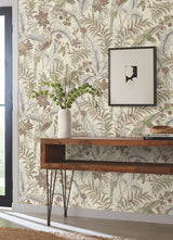 Heronwood Mulberry by Antonina Vella Botanical Bird Wallpaper – York Designer Series AB3101