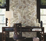 Heronwood Mulberry by Antonina Vella Botanical Bird Wallpaper – York Designer Series AB3101