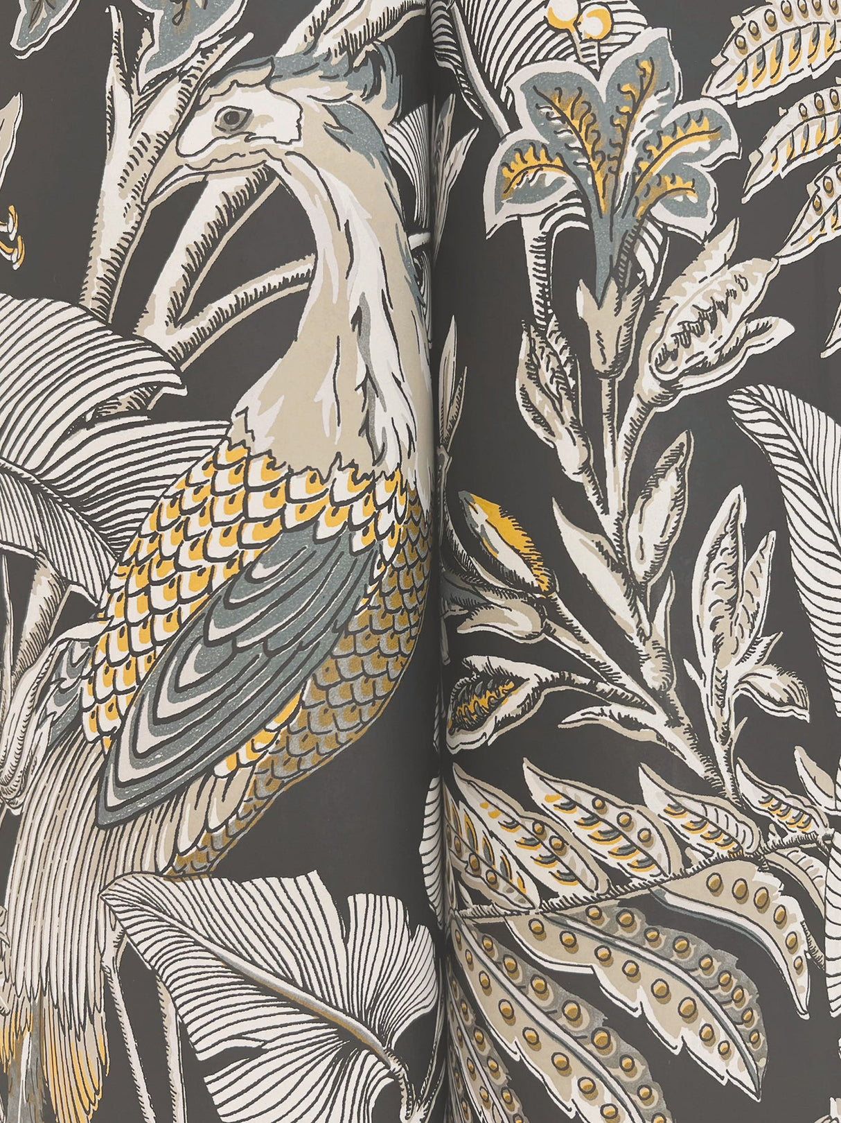 Heronwood Black by Antonina Vella Wallpaper – York Designer Series AB3104