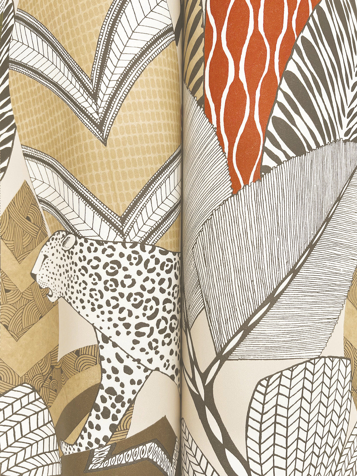 Namiri Ochre by Antonina Vella Tropical Wallpaper – York Designer Series AB3111