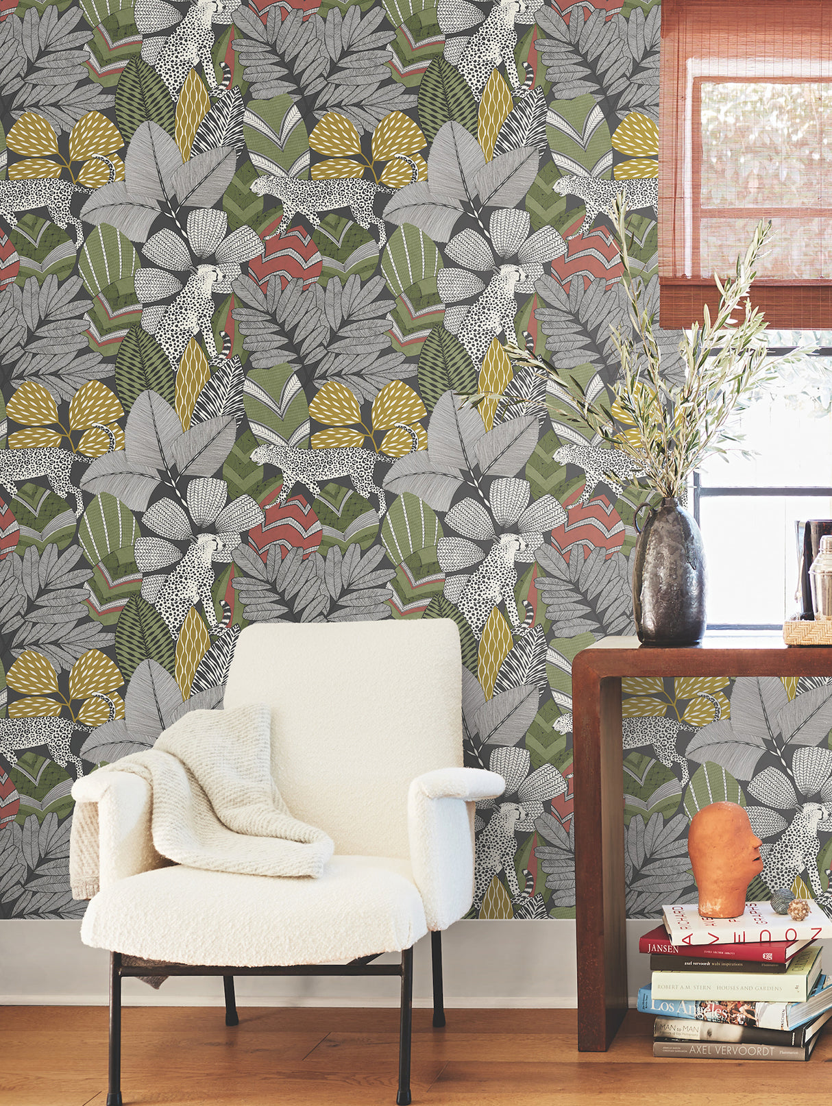 Namiri Black by Antonina Vella Wallpaper – York Designer Series AB3112