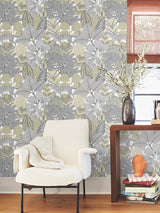 Namiri Neutral by Antonina Vella Tropical Animal Wallpaper – York Designer Series AB3113