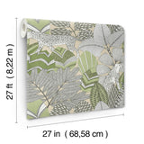 Namiri Green by Antonina Vella Wallpaper – York Designer Series AB3114
