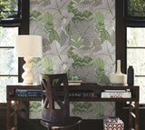 Namiri Green by Antonina Vella Wallpaper – York Designer Series AB3114