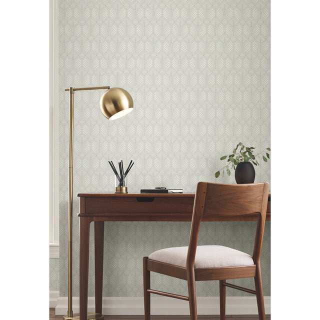 Craftsman Grey Geometric Non Woven Wallpaper - York AC9181