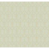 Craftsman Green Geometric Wallpaper with Arts & Crafts Motif - York AC9185