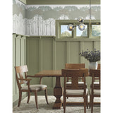 Oakwood Grove White Wallpaper with Arts and Crafts Botanical Scenic  York AC9221D