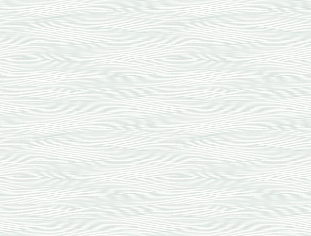 Kimono Green Wallpaper with Modern & Transitional Wave Pattern - York AF6568
