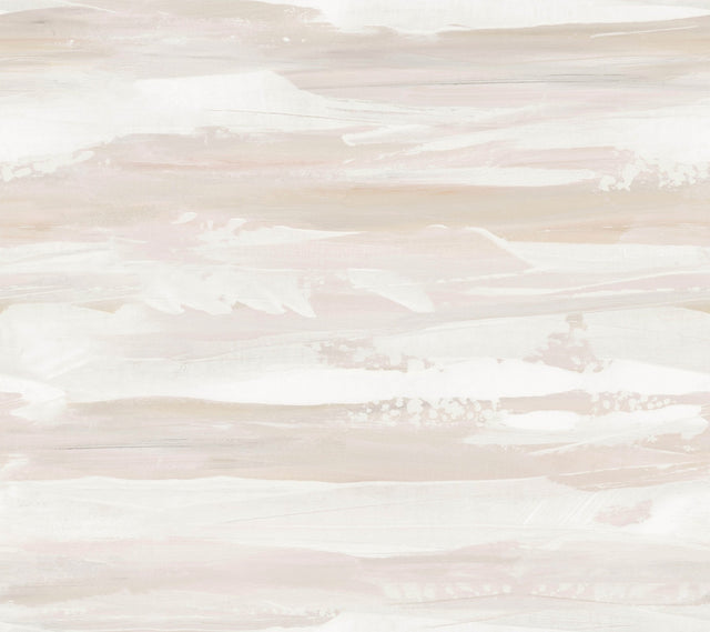 On The Horizon Clay Wallpaper Ombre Watercolor Stripe - York AG2011