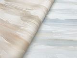 On The Horizon Clay Wallpaper Ombre Watercolor Stripe - York AG2011