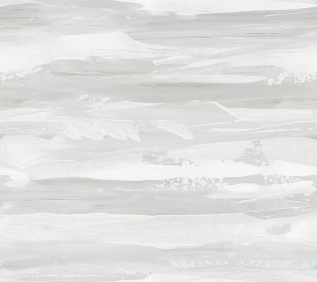 On The Horizon Grey & Slate Wallpaper with Modern Stripes Textured Non Woven - York AG2013