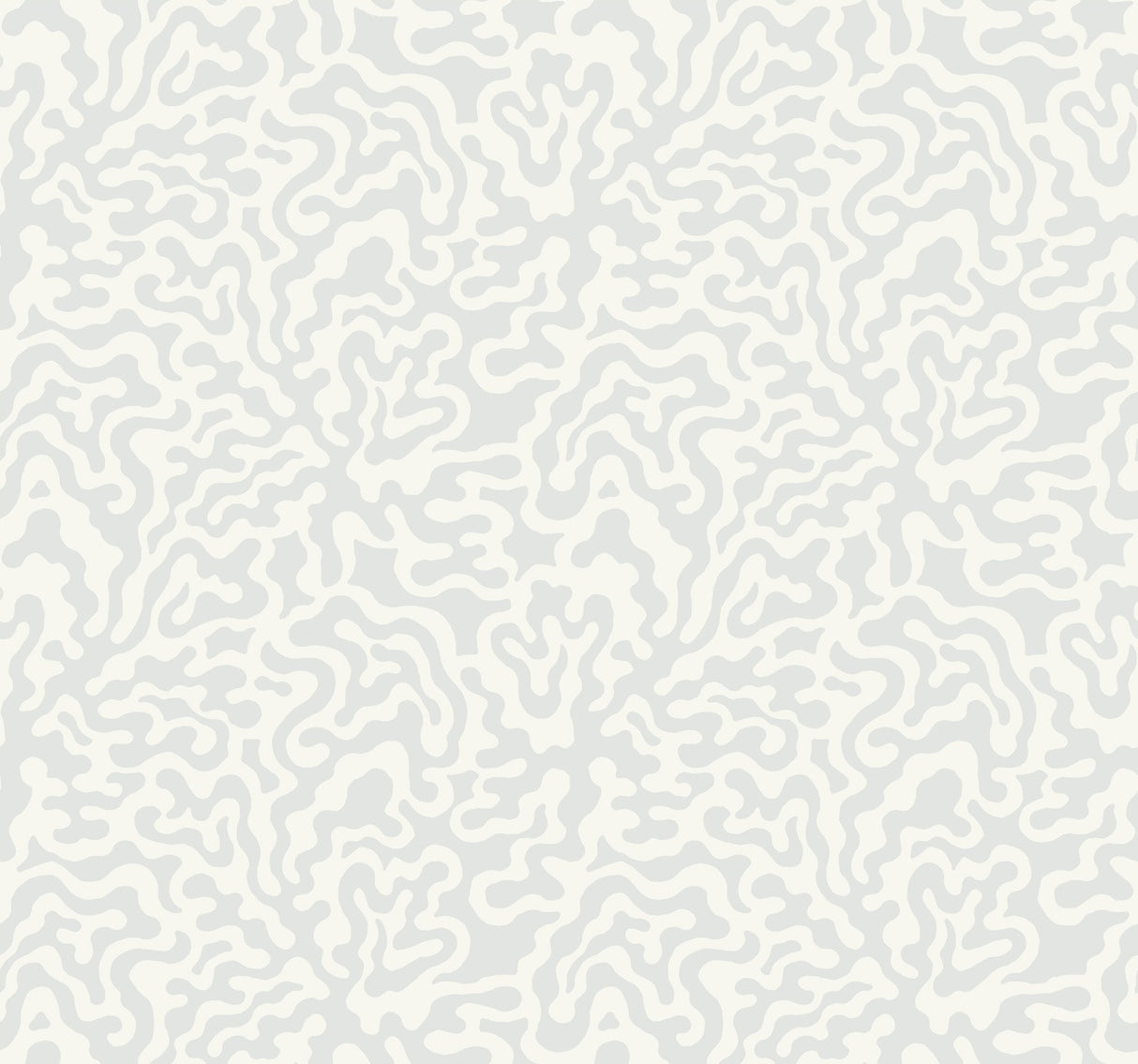 Nebulous Cloud Duck Egg Wallpaper with Modern Geometric Abstract Pattern - York AG2022