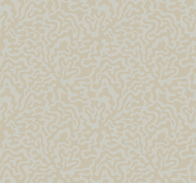 Nebulous Cloud Grey & Gold Wallpaper with Metallic Modern Geometric Pattern - York AG2023