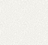 Nebulous Cloud Dove Grey Wallpaper with Modern Geometric Motif - York AG2024