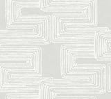 Zulu Thread Dove & Pearl Wallpaper with Pearl Effect Bohemian Abstract - York AG2035