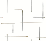 Gilded Sumi-E Black & Gold Wallpaper with Metallic Abstract Brushstroke Pattern, Modern - York AG2041