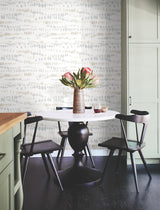 Dewdrops Neutral Wallpaper with Bohemian Modern Abstract Pattern - York AG2048