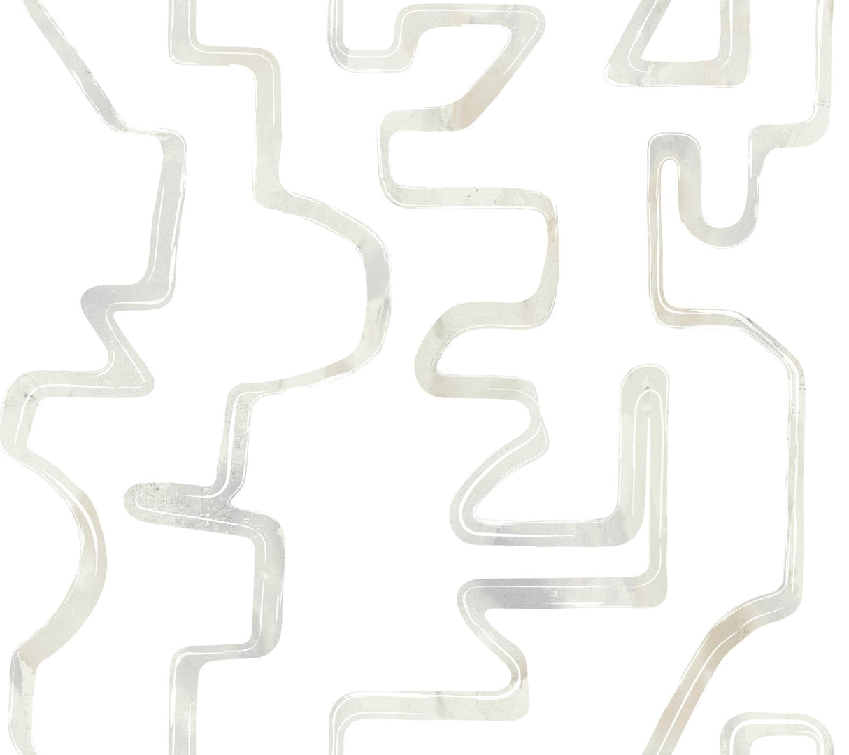Abstract Aura Neutral Wallpaper with Modern Geometric Pattern - York AG2053