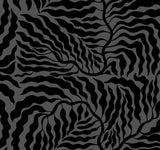 Fern Fronds Black Wallpaper with Metallic Effect - York AG2062