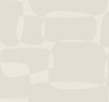 Block Caramel & Cream Wallpaper with Retro Geometric Pattern - York AG2071
