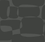 Block Black & Metallic Geometric Retro Non Woven Wallpaper - York AG2073