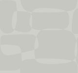 Block Grey Wallpaper with Retro Geometric Non Woven Design - York AG2074