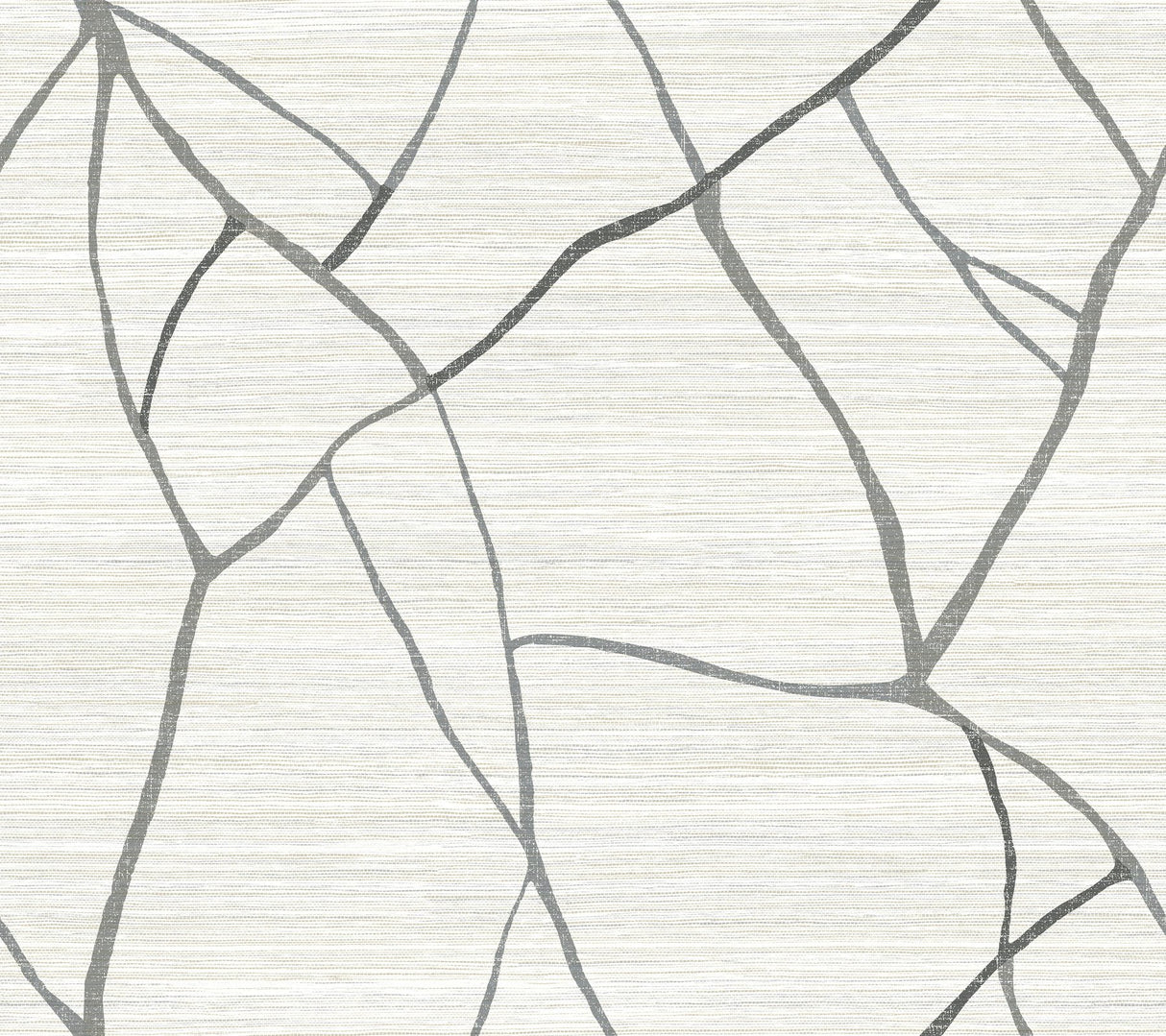 Raska Ivory Faux Grasscloth Modern Wallpaper - York AG2081