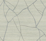 Raska Jade Faux Grasscloth Modern Wallpaper - York AG2084