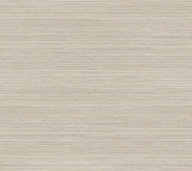 Fountain Grass Taupe Wallpaper with Faux Grasscloth Texture - York AG2088