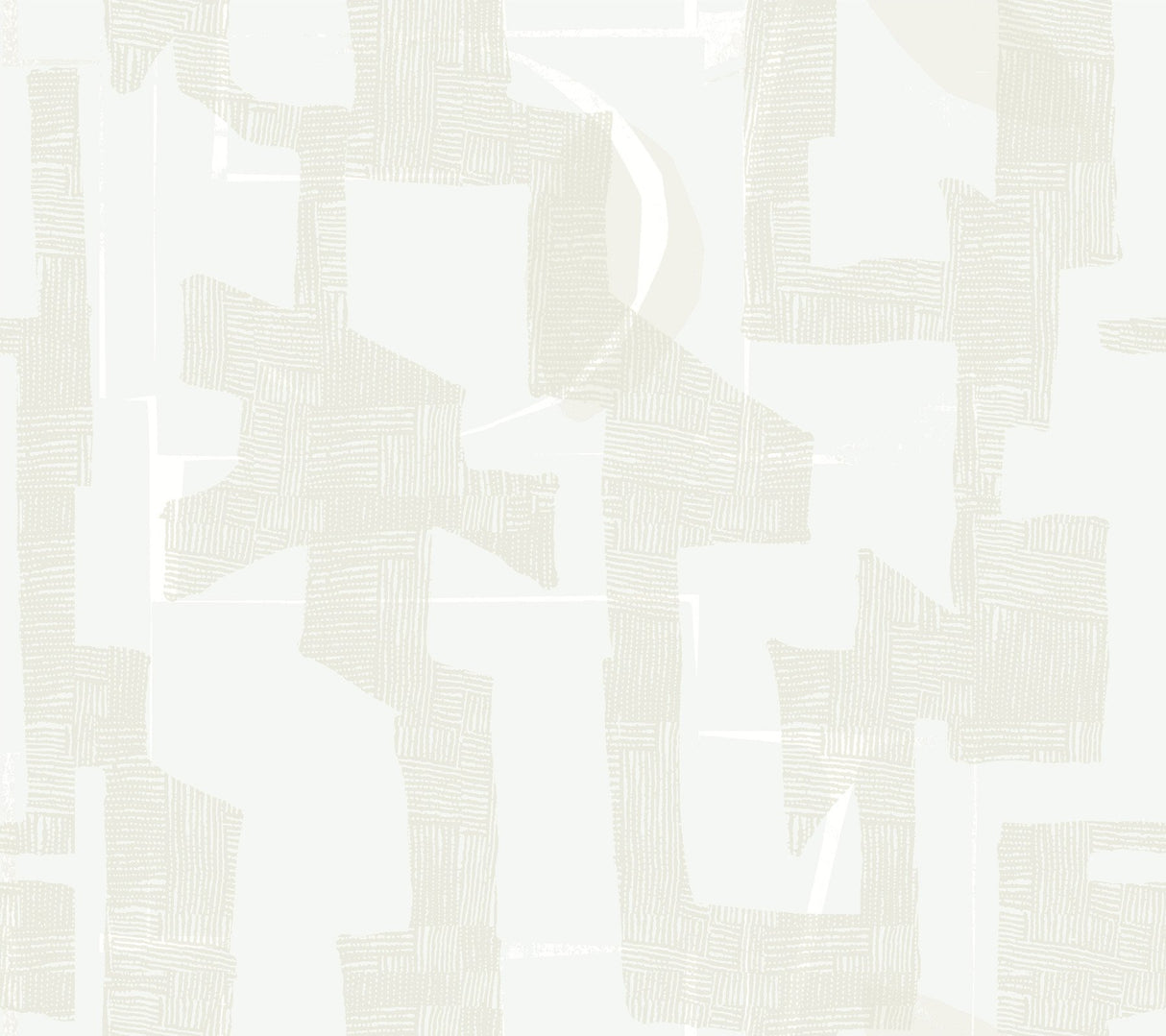 Modern Tribal Dove & Sand Wallpaper with Geometric Bohemian Pattern - York AG2102