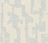 Modern Tribal Neutral & Grey Wallpaper with Geometric Bohemian Pattern - York AG2105