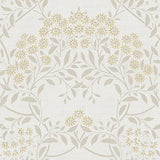 Penelope Light Yellow Floral Damask Wallpaper by Arthouse