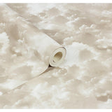 Merryweather Neutral by Arthouse Cloudy Skies Wallpaper – Brewster Home Fashions AH100189AH