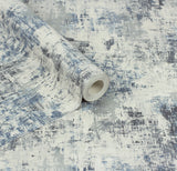 Sergio Blue by Arthouse Abstract Texture Wallpaper – Brewster Home Fashions AH100192AH