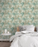 Sergio Green by Arthouse Abstract Texture Wallpaper – Brewster Home Fashions AH100193AH