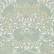 Penelope Green Floral Damask Wallpaper by Arthouse